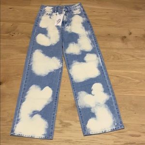 90’s It Girl Tye Dye Denim Jeans from Verge Girl